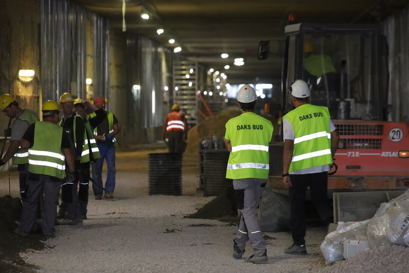 Podziemna ulica w Nowym Centrum Łodzi