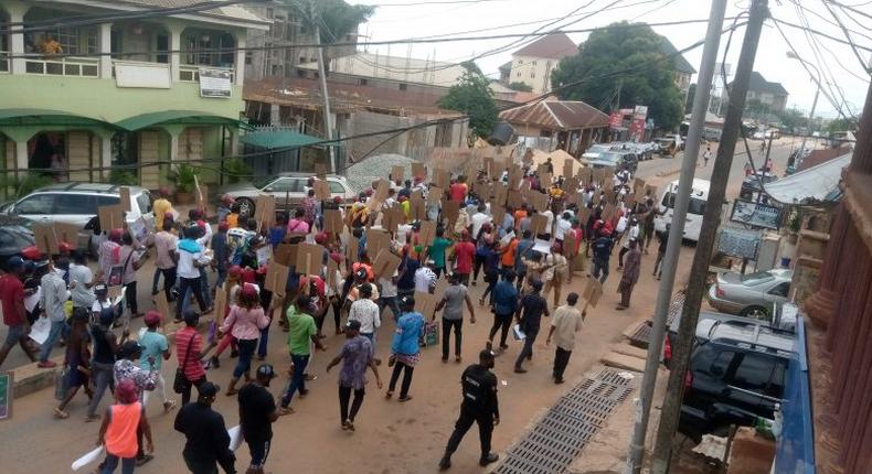 Protests rock Anambra as security agents shoot man dead