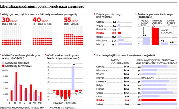 Liberalizacja odmieni polski rynek gazu ziemnego