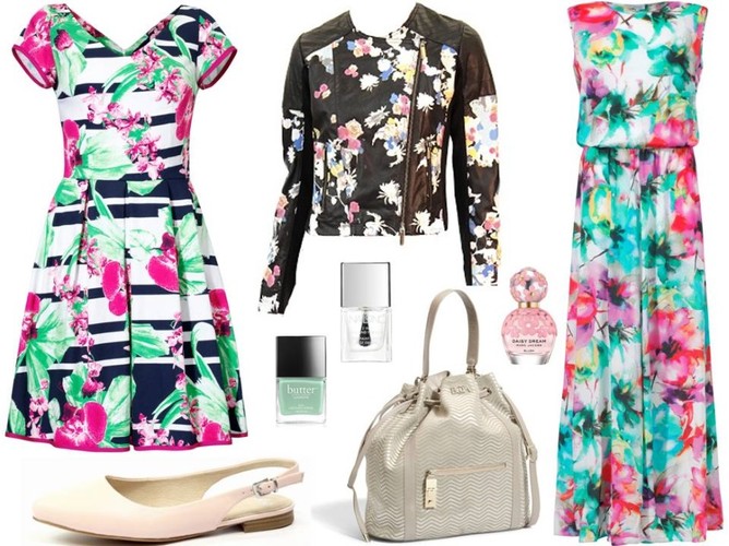 Modna fauna i flora na lato. STYLIZACJE