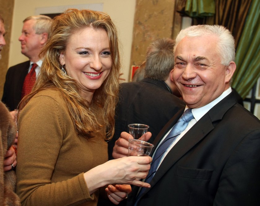 Janusz Maksymiuk i Sandra Lewandowska