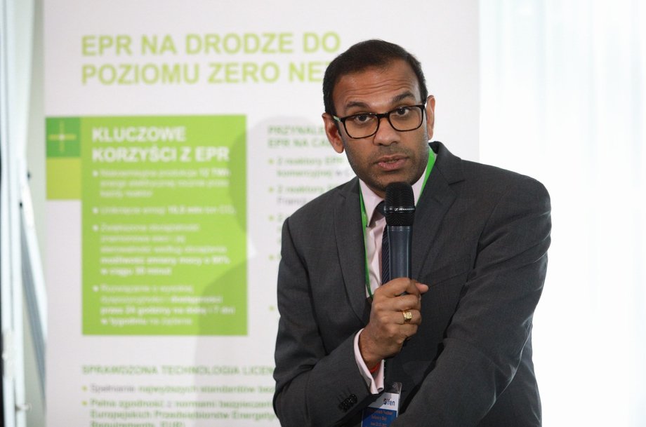 Vakis Ramany, starszy wiceprezes EDF odpowiedzialny za międzynarodowy rozwój energetyki jądrowej