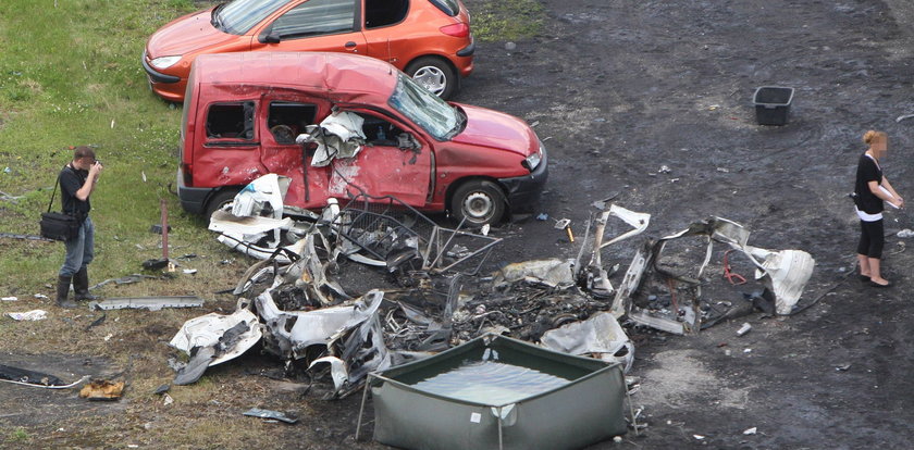 Śmierć na parkingu. Auto z gazem wyleciało w powietrze. NOWE FAKTY