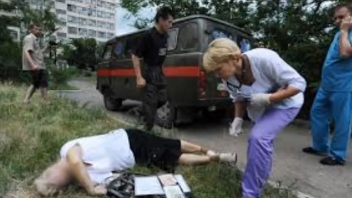 Ofiara ataku na konwój z cywilami