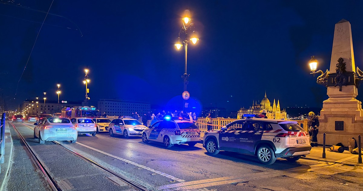 Dráma a Margit hídon: elárasztották a rendőrök és a tűzoltók az utat – Fotók a helyszínről