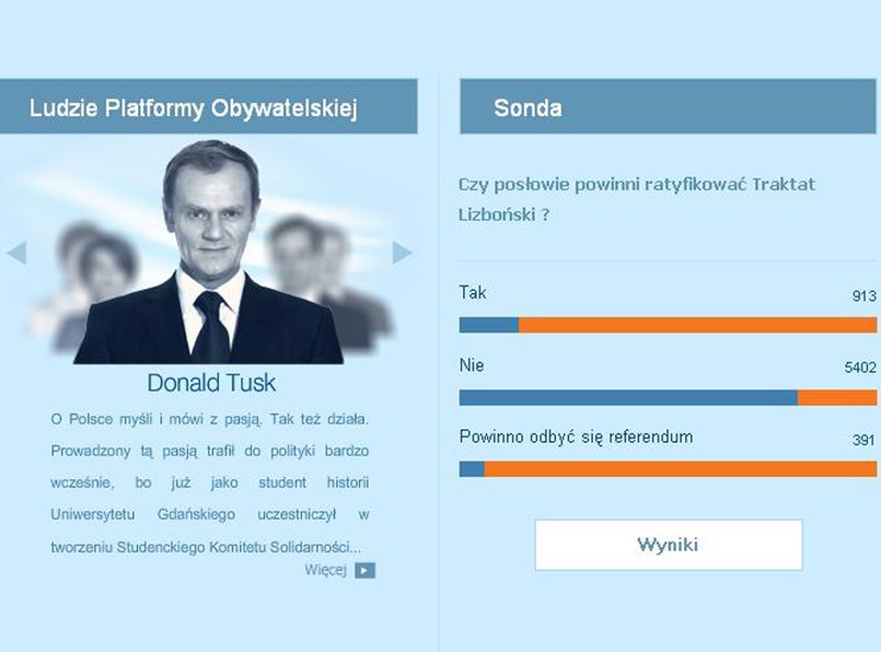 PO zapytała, czy traktat lizboński należy ratyfikować