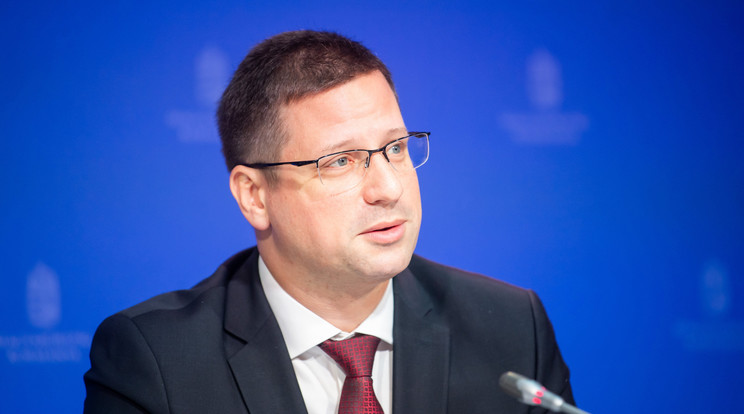 Gulyás Gergely Miniszterelnökséget vezető miniszter / Fotó: MTI/Balogh Zoltán