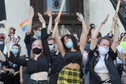 Warszawa. Demonstracja solidarności z osobami LGBT