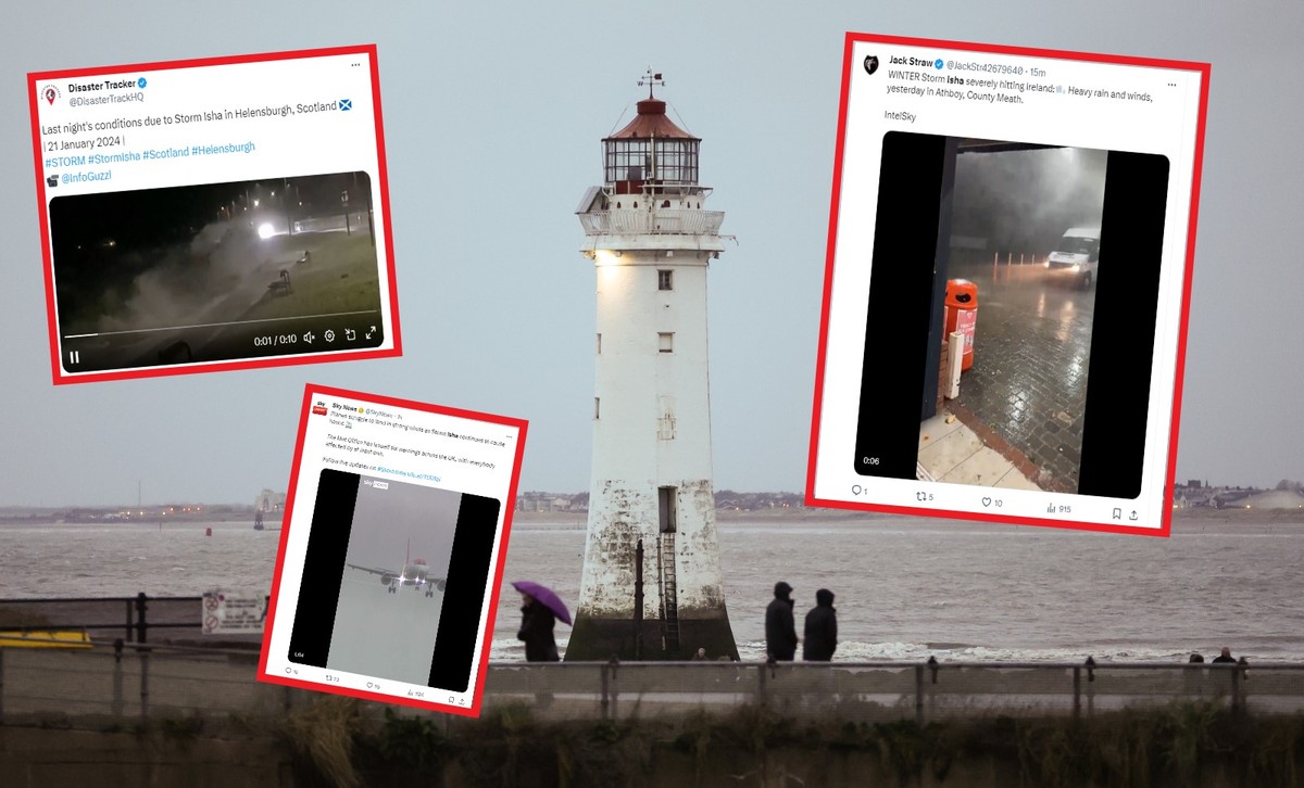 Orkan Isha zaatakował Wielką Brytanię