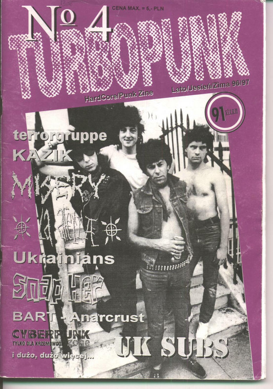 Turbopunk 1996-1997 / archiwum Zinelibrary.pl