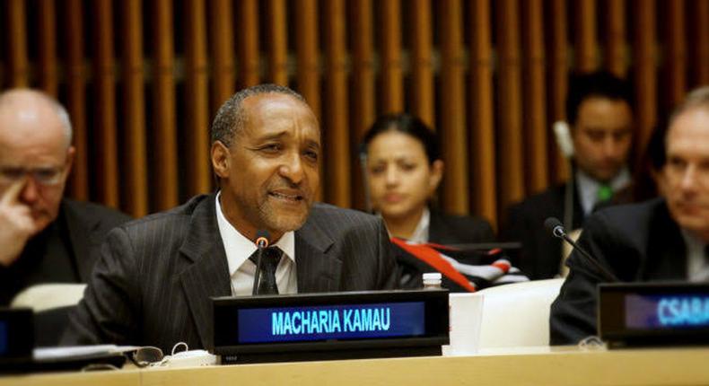 [FILE] Ambassador Macharia Kamau. Credit: IDLO