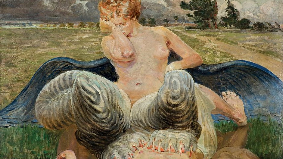 Jacek Malczewski, "Artysta i Chimera" (fot. Dom Aukcyjny Agra Art)