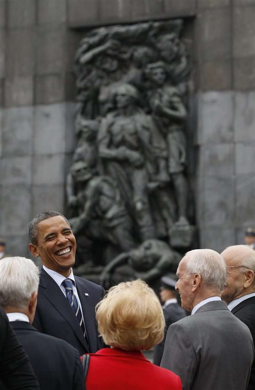 Obama złożył hołd bohaterom z getta