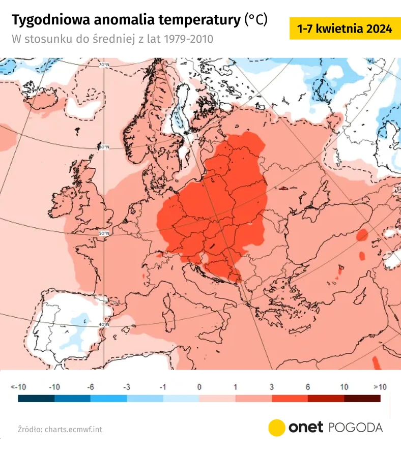 Kwiecień rozpocznie się bardzo ciepło