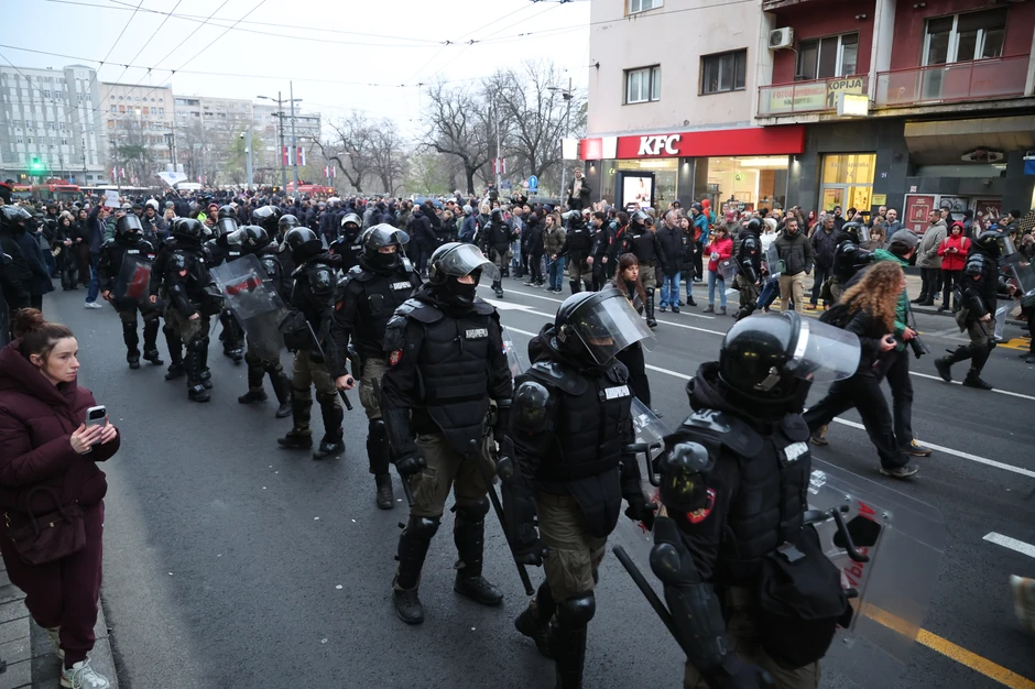 Protest ispred Rektorata
