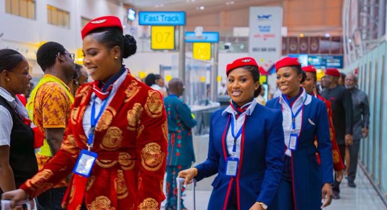 Cultural body commends Air Peace on ‘Isi Agu’ attire for cabin crew [Twitter:@AirPeace]