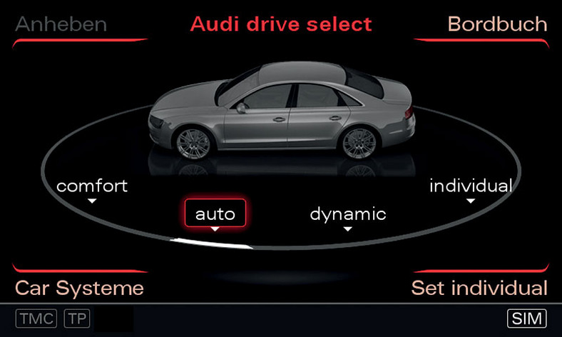 Audi A8 zna litery i znaki, o których istnieniu nie mam pojęcia