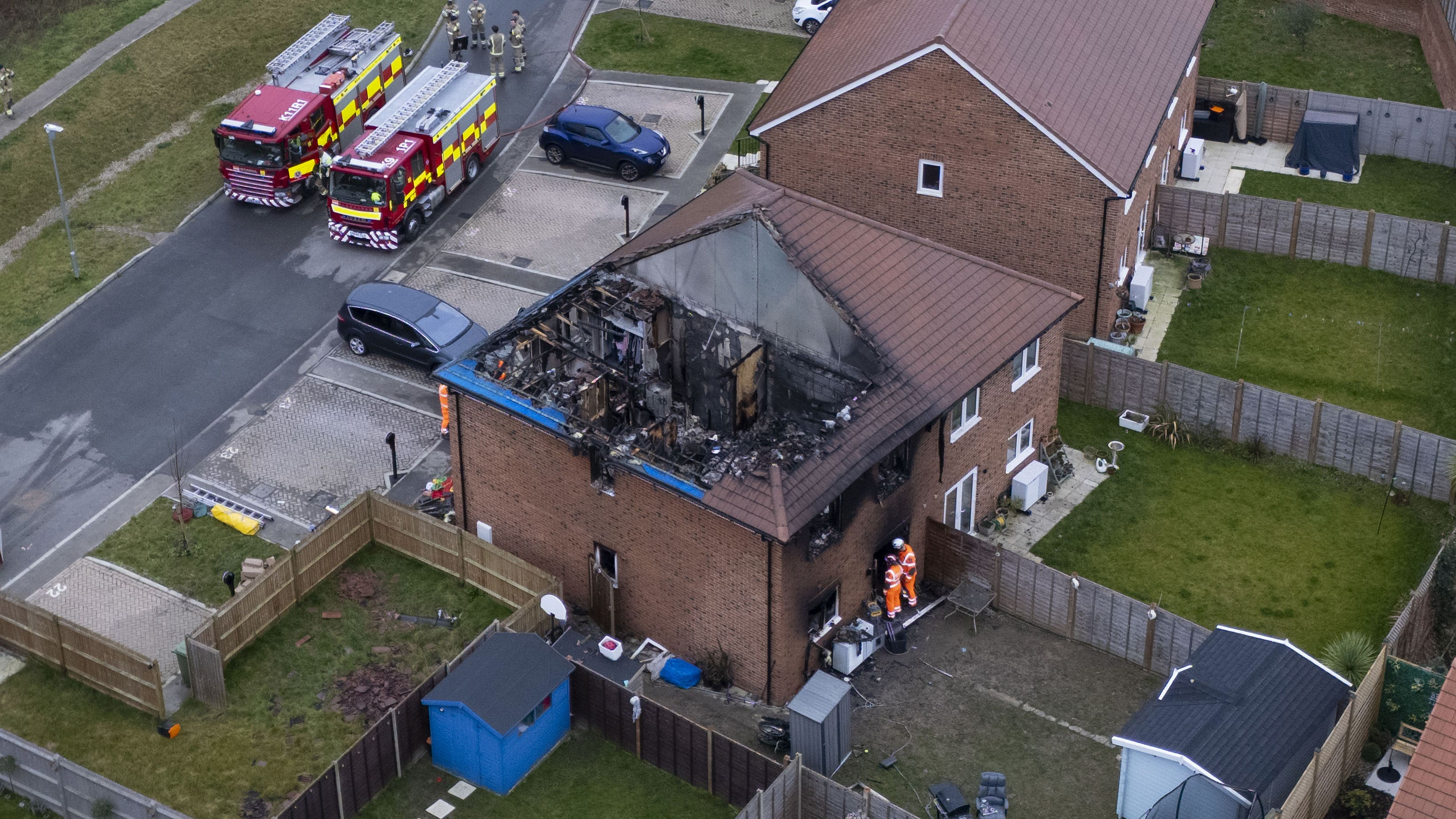 Teenage girl dies in Hamstreet house fire, two others hospitalised