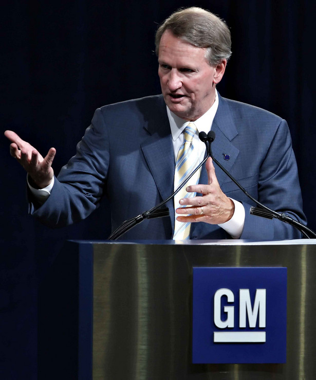 Prezes General Motors Rick Wagoner zrezygnował ze swej funkcji pod presją Białego Domu. Fot. Bloomberg