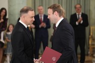 Prezydent Andrzej Duda i Marcin Mastalerek