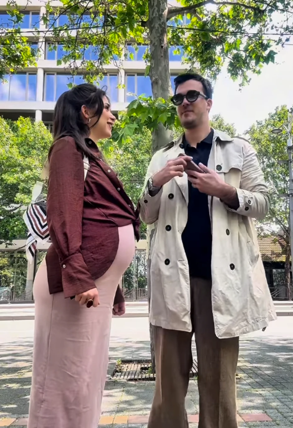 Aleksa Perović sa ženom