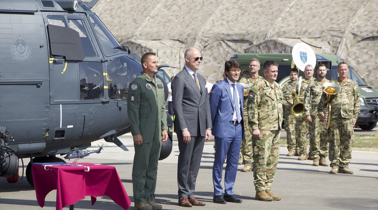 Átadták az első két H225M helikoptert a Magyar Légierőnek / Fotó: Benedek Levente