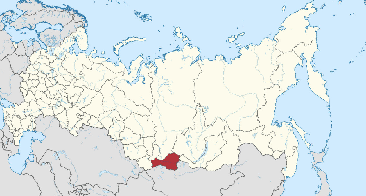Tuwa na mapie Rosji 
