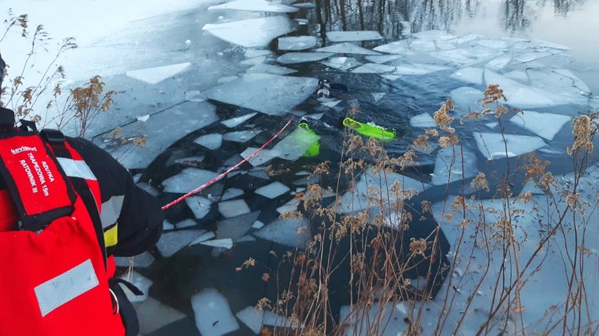 26-latek ruszył na lód za swoim psem. Utonął na oczach matki