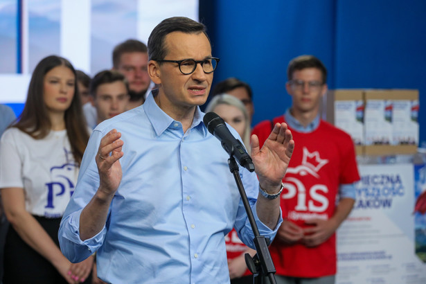 Kampania wyborcza do parlamentu 2023. Premier Mateusz Morawiecki