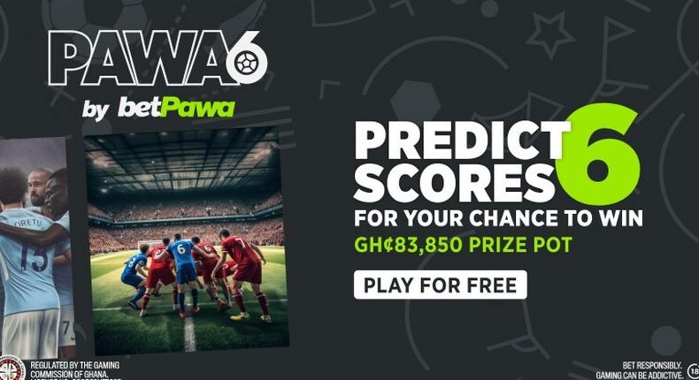 Play betPawa’s Pawa6 for your chance to win GH¢10,000 for free