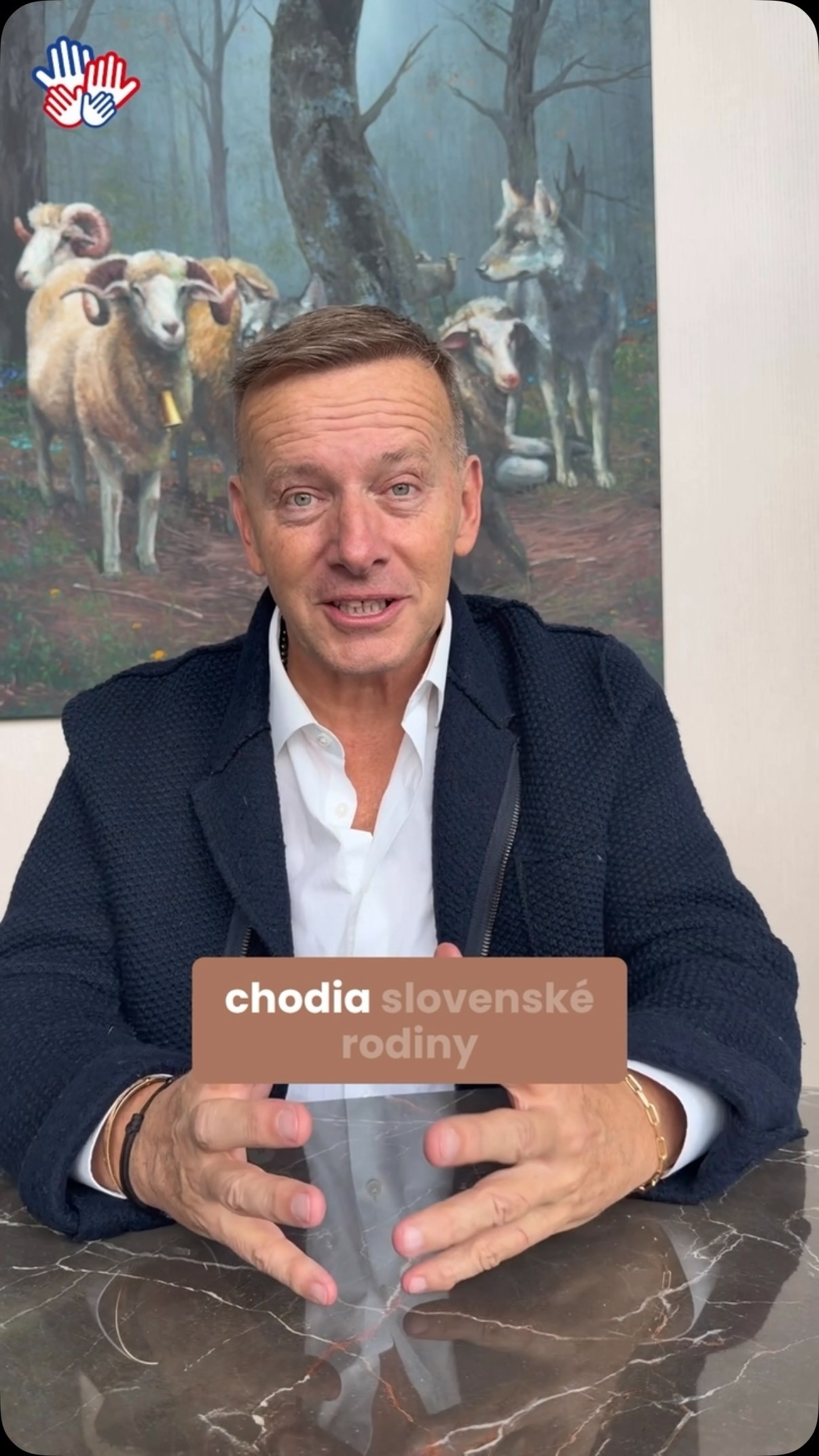 Známy multiotecko a politik Boris Kollár. 
