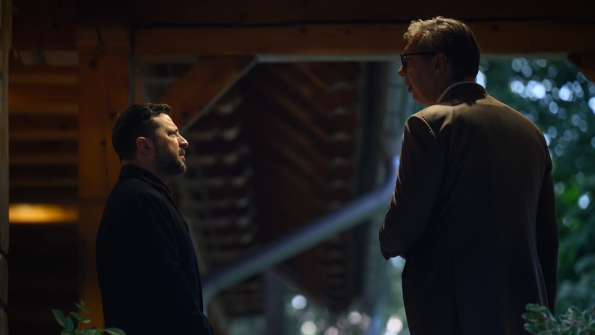 Volodimir Zelenski i Aleksandar Vučić
