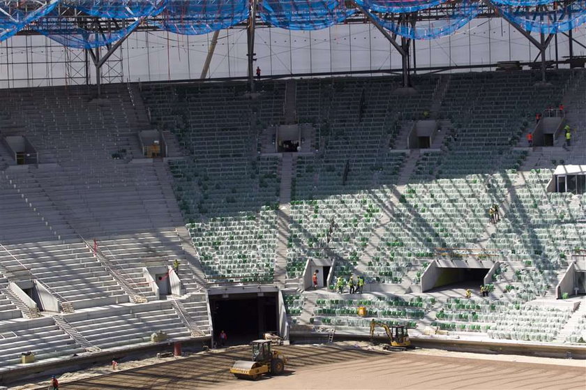 Budowa Stadionu we Wrocławiu na Euro 2012