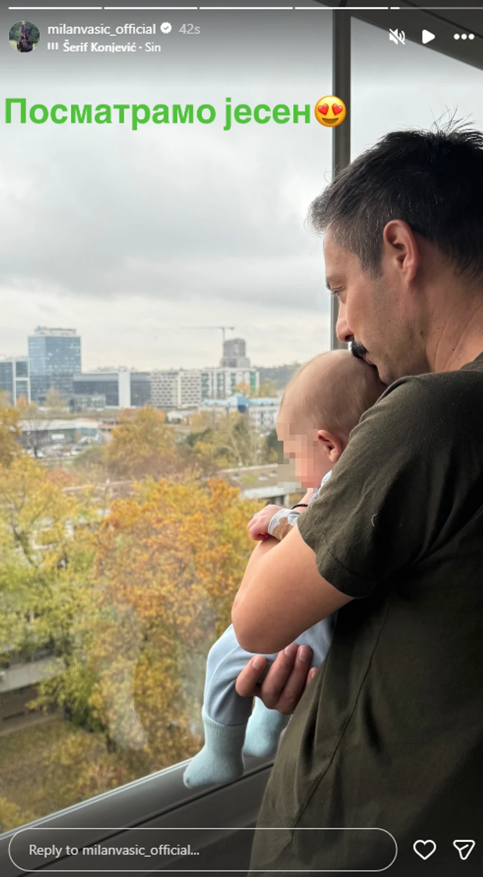 Milan Vasić sa sinom Despotom