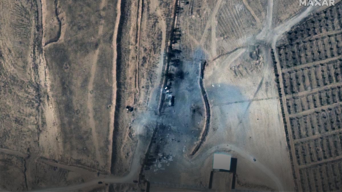 Zdjęcia satelitarne po bombardowaniu
