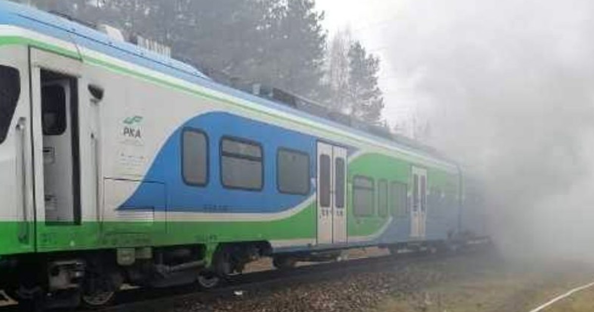 Pożar szynobusu w Gdańsku Osowie: 25 pasażerów musiało uciekać