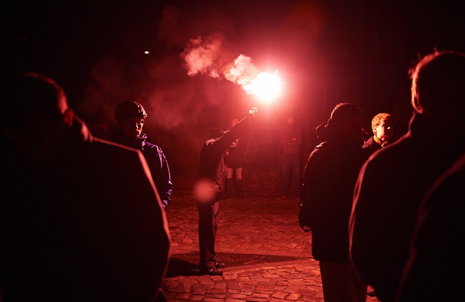 Wiec solidarności z narodem ukraińskim w Gdańsku