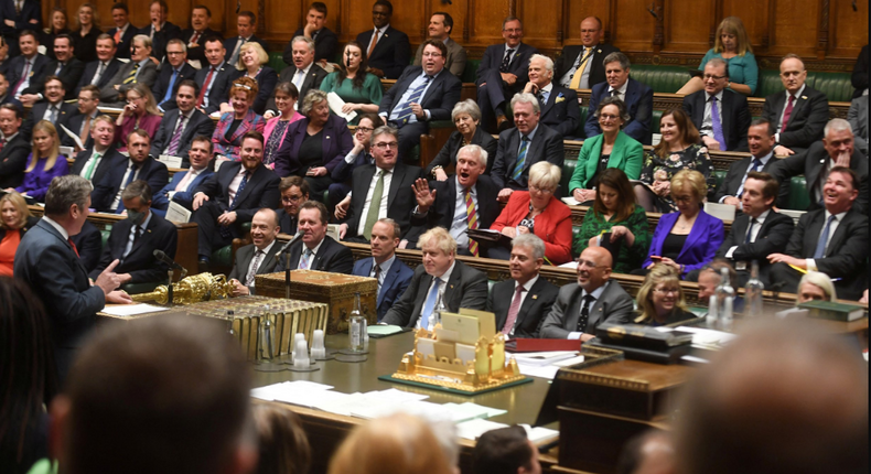 Plenary session in the House of Commons