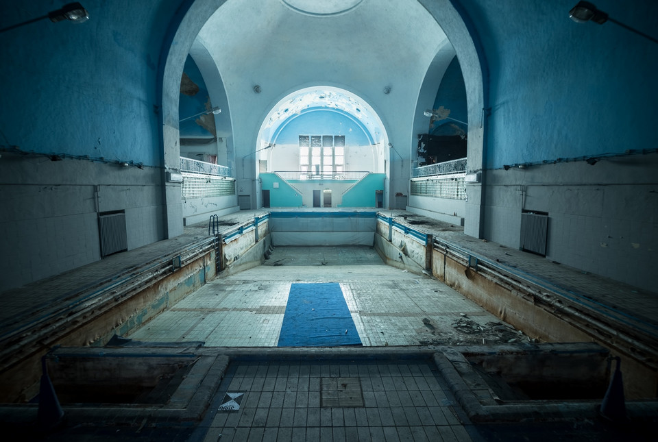 Opuszczona synagoga w Poznaniu przy ulicy Wronieckiej