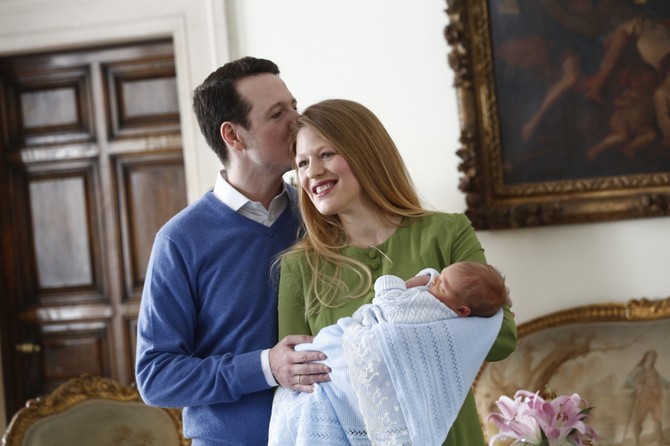 Princ Filip, princeza Danica i princ Stefan Karađorđević