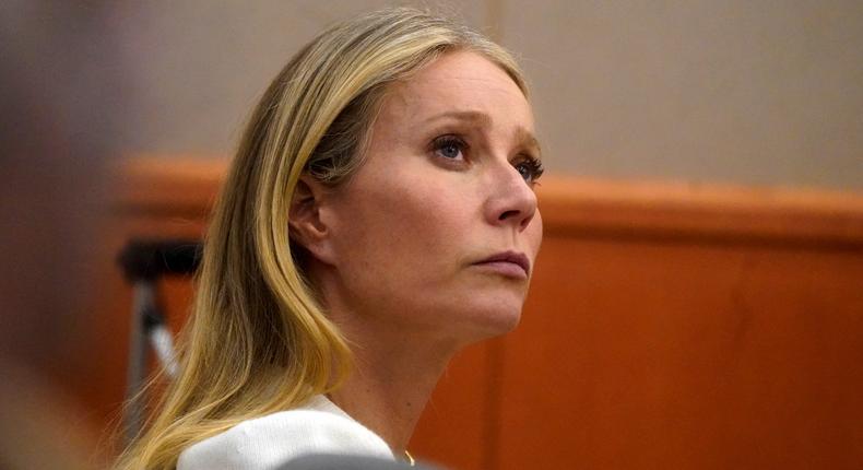 Gwyneth Paltrow is seen in Summit County, Utah court.Rick Bowmer/Pool/AP