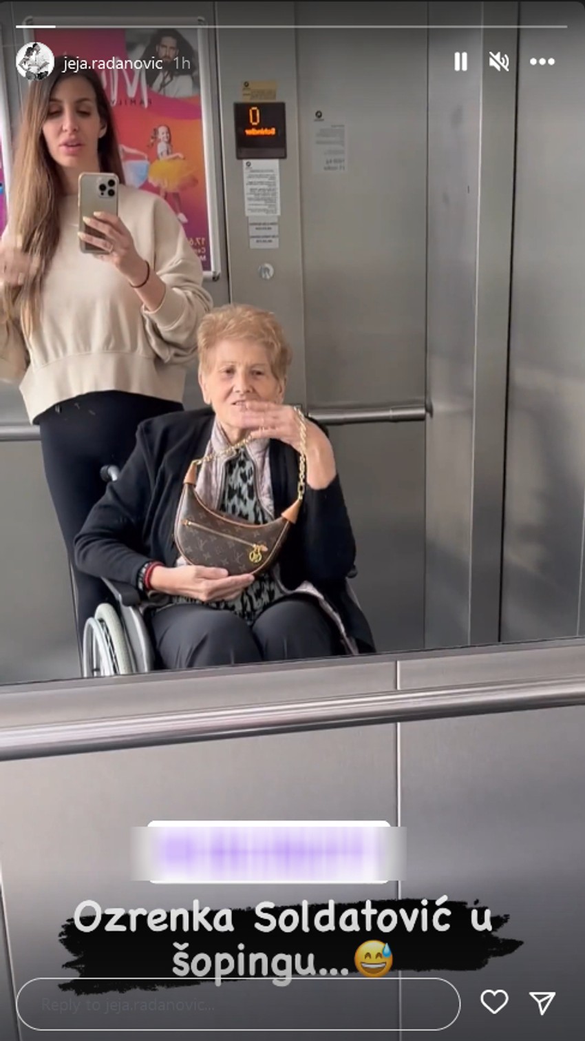 Jelena Radanović sa Slobinom majkom