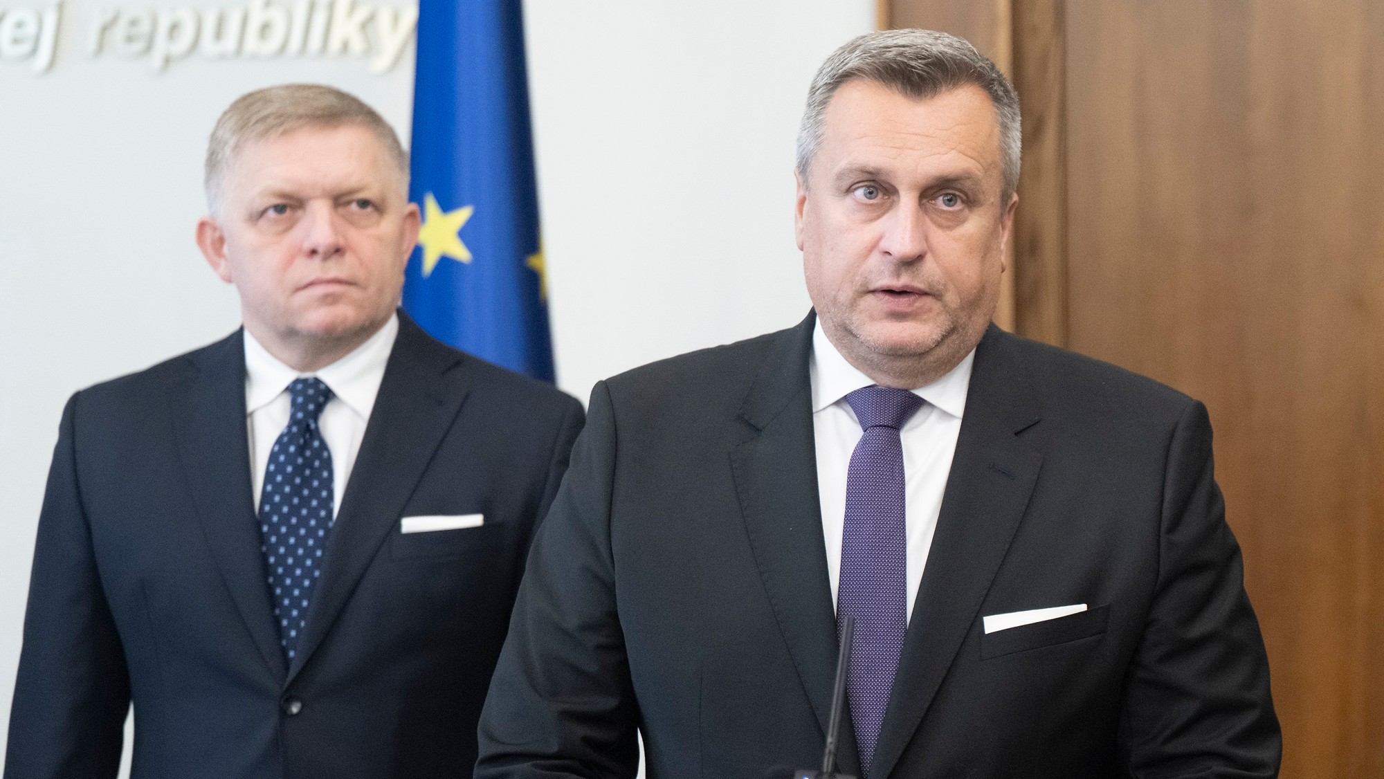 Robert Fico a Andrej Danko.