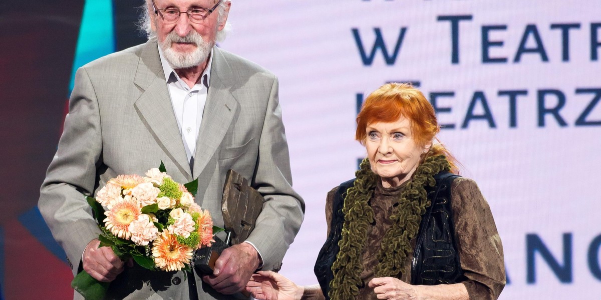 Barbara Krafftówna i Franciszek Pieczka 