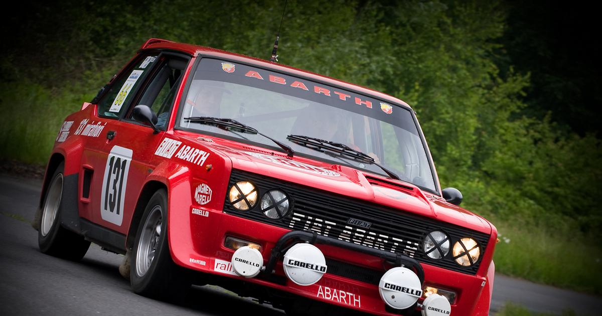 Legendarny Abarth 131 Rally na Barbórce