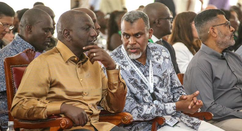 President William Ruto and DPP Noordin Haji during the 16th Annual General Meeting and Conference of Africa Prosecutors’ Association held in Mombasa County on Monday, January 30, 2023