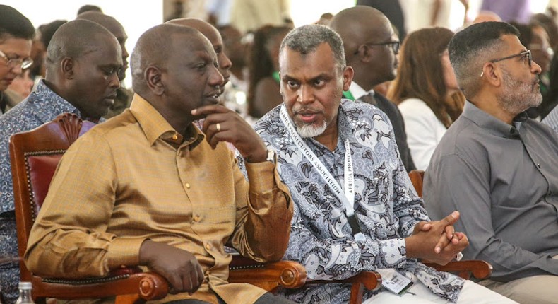 President William Ruto and DPP Noordin Haji during the 16th Annual General Meeting and Conference of Africa Prosecutors’ Association held in Mombasa County on Monday, January 30, 2023