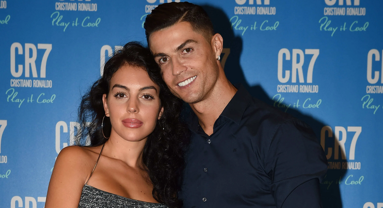 Cristiano Ronaldo et sa compagne Georgina Rodriguez