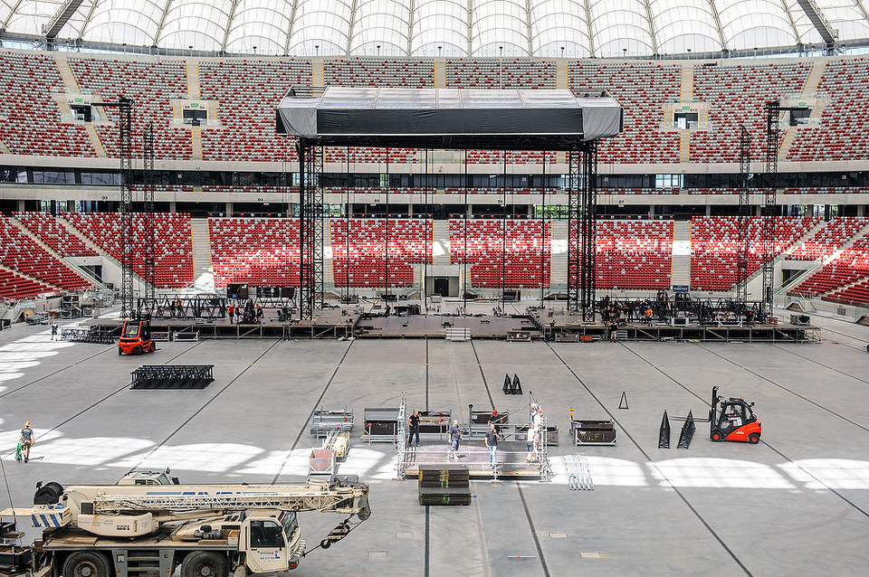 Stadion Narodowy przed koncertem Paula McCartneya (fot. Darek Kawka/Onet)