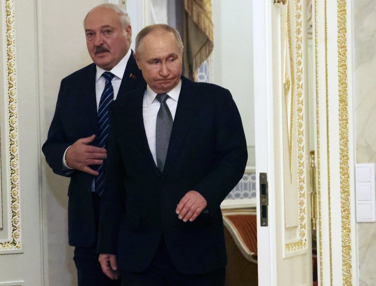 Aleksander Łukaszenko i Władimir Putin